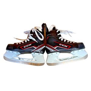 CCM FT 340 JetSpeed skate size 13Y USA/31 EUR child hockey ice skates VGC #244